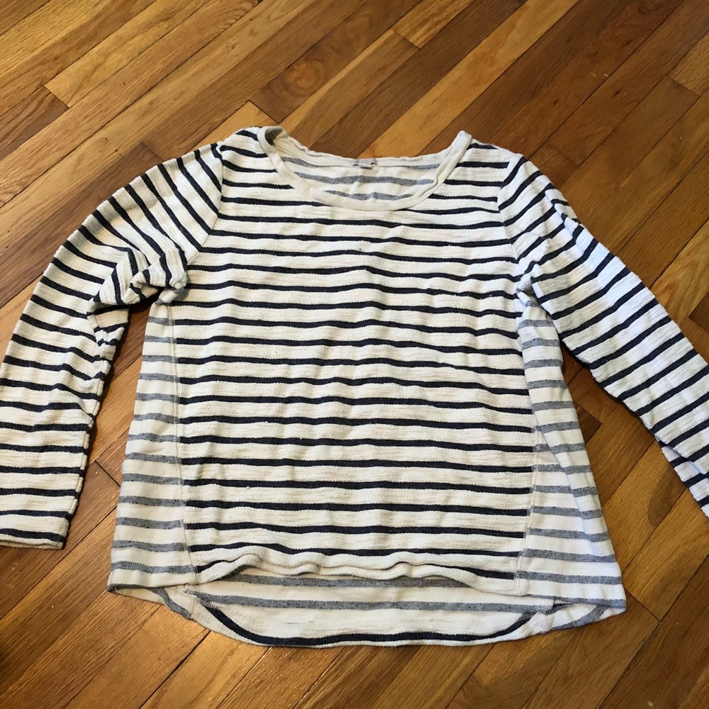 Gap Navy and White striped sweater